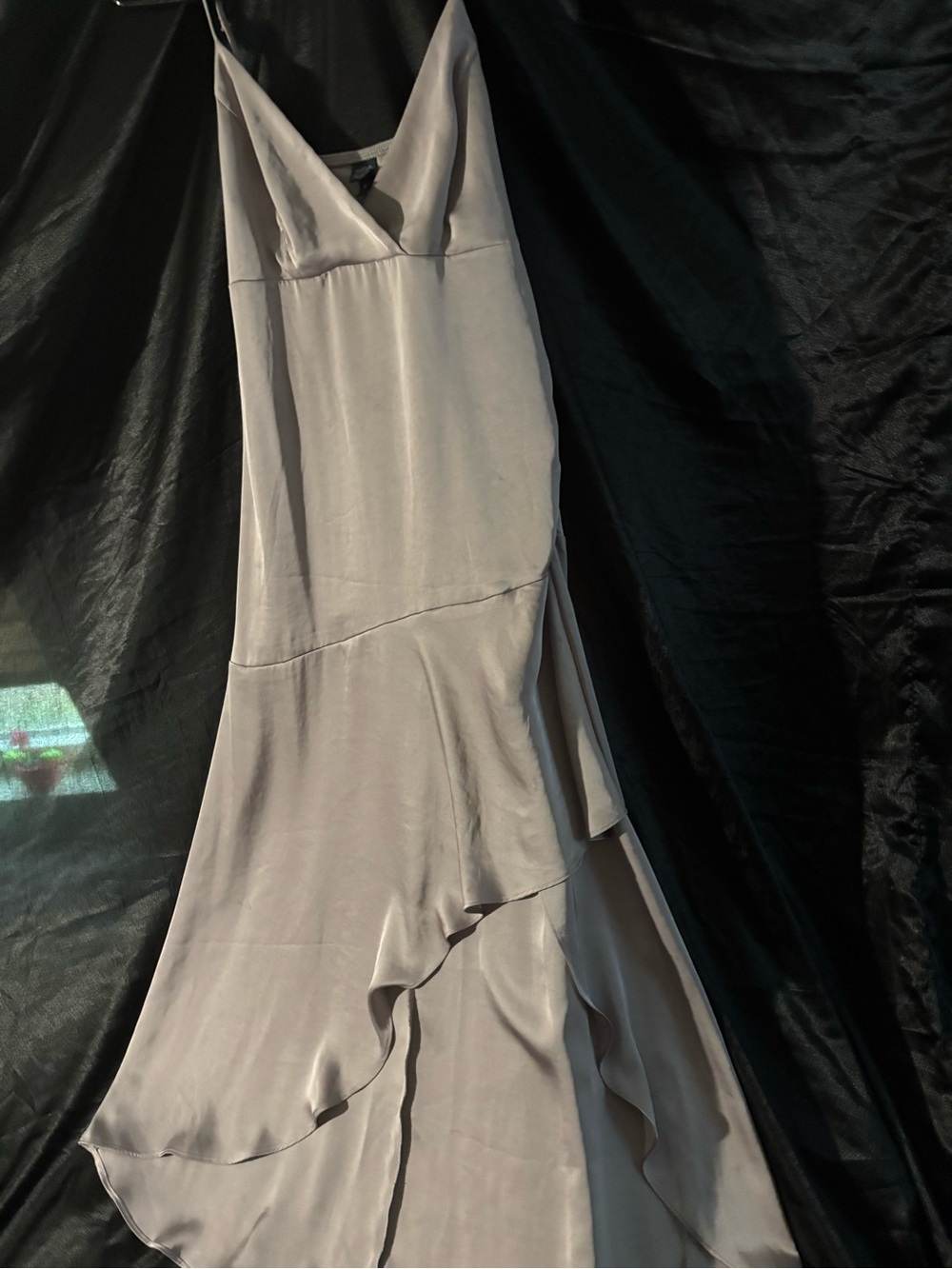 wild fable Light Gray Asymmetrical Slip Dress